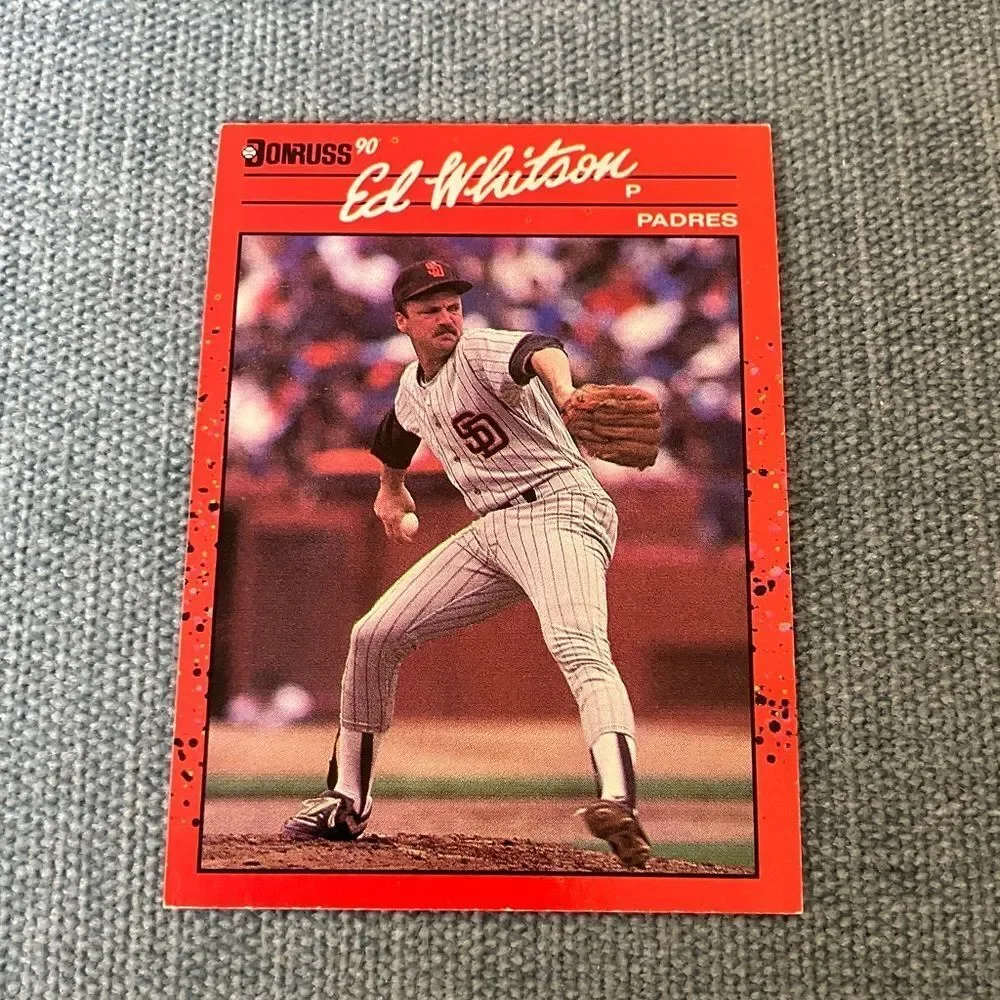 1990 Donruss San Diego Padres Baseball Card Trading Card
